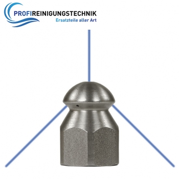 Suttner Rohrreinigungsdüse ST-49 mit Frontbohrung / 1/4" Innengewinde / 19mm Durchmesser